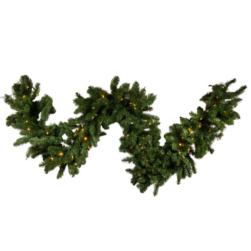 9' Pre-Lit Twinkle LED Vanderbilt Garland