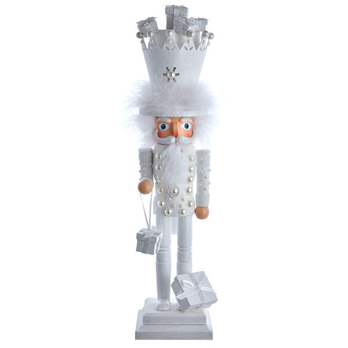 18" Hollywood Nutcrackers™ Silver & Gold King With Presents Nutcrackers, 2 Assorted