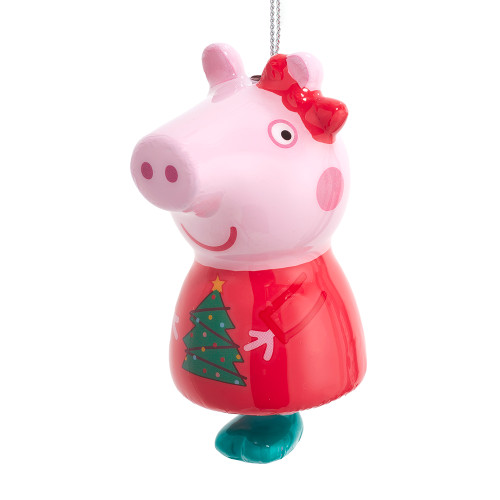 Peppa Pig™ Red & Green Outfit Decoupage Ornament