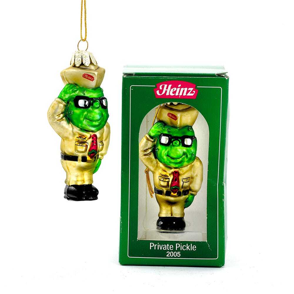 Heinz Glass Pickle Ornament