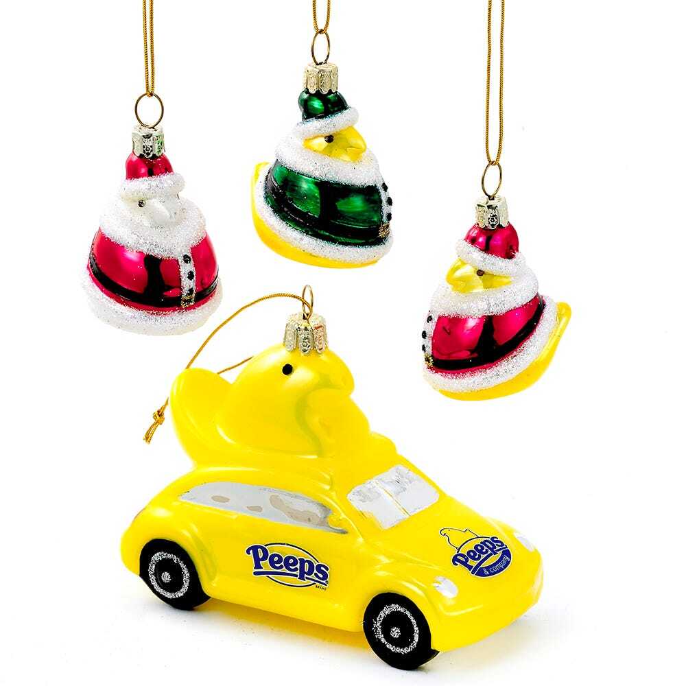 Peeps Glass Ornaments