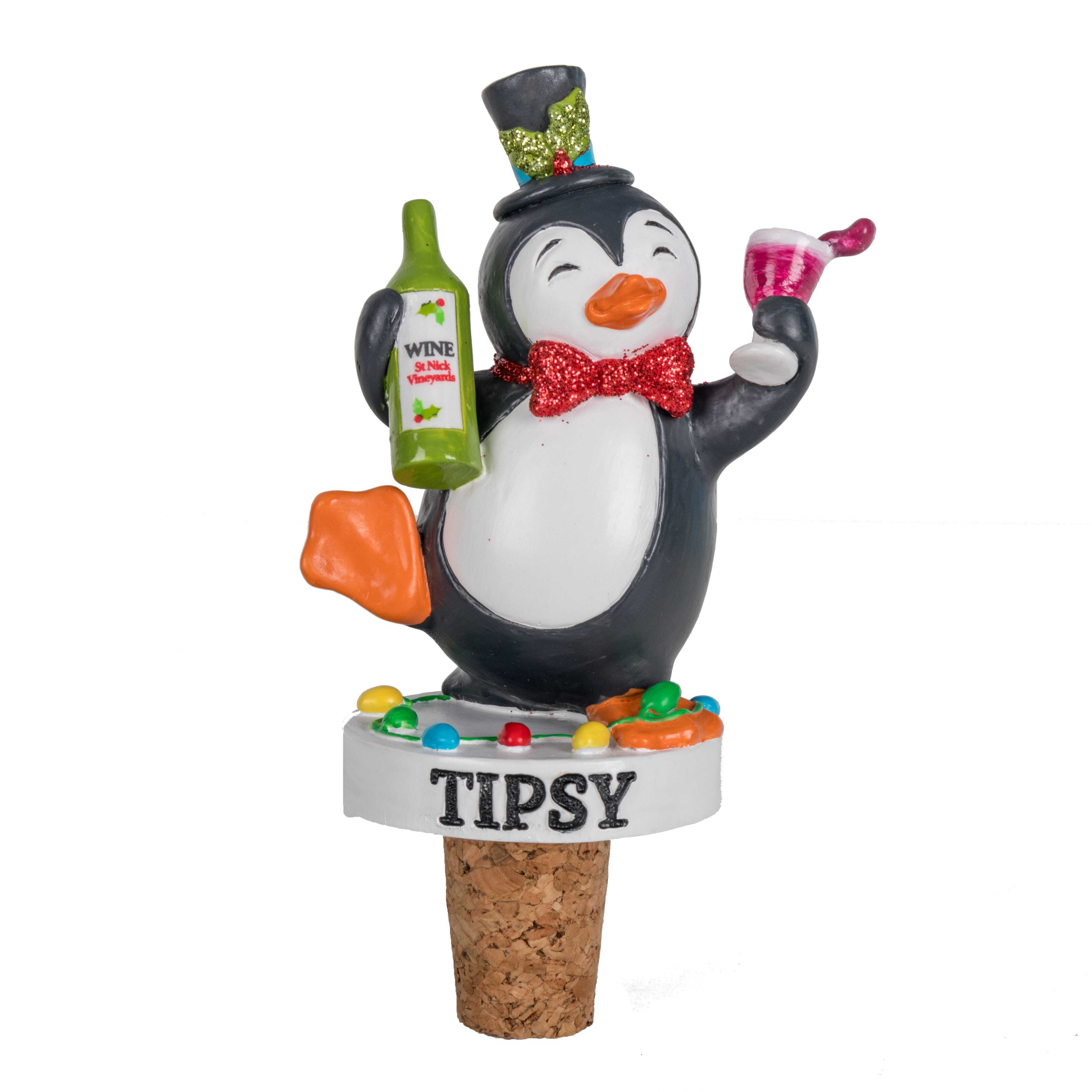 Wine Enthusiast Penguin Cork Stopper