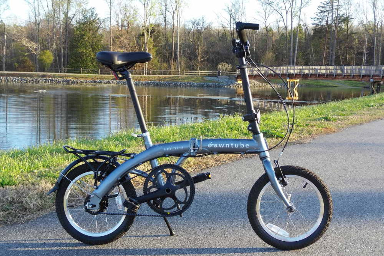 downtube folding bike