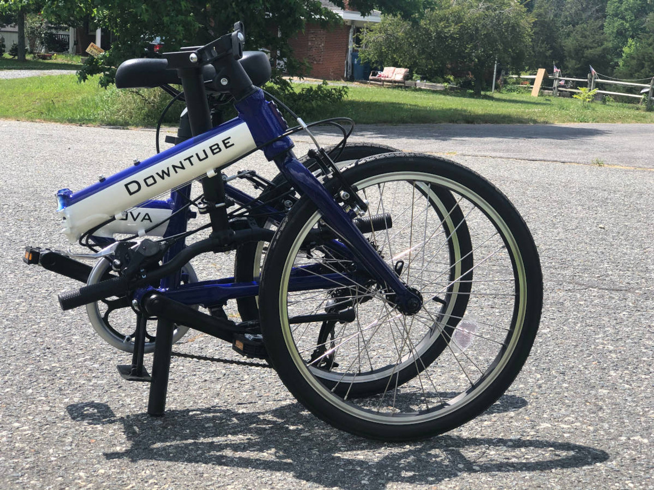 downtube folding bike