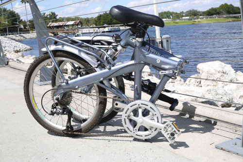 9S Downtube Disney Folded on the water