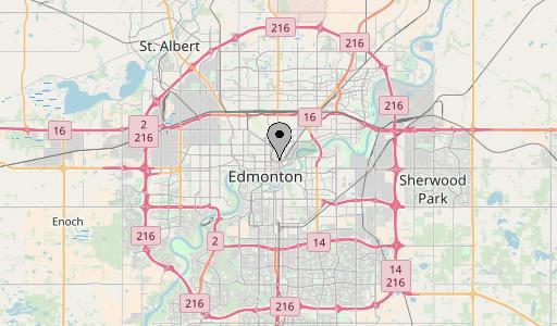 Edmonton map