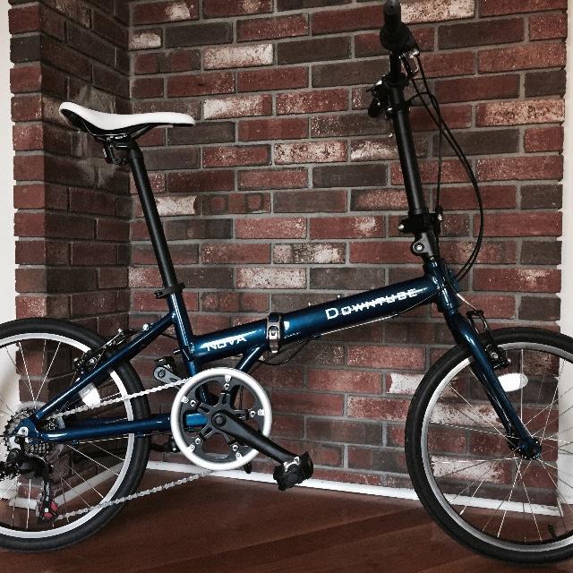 Nova blue folding bike