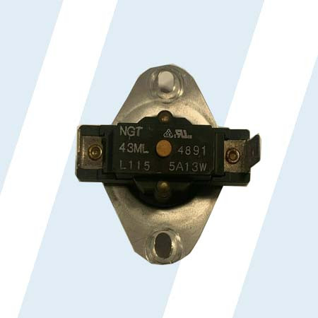 Washer/Dryer Thermostat (L240F) Safety Shutoff Dexter P/N: 9576