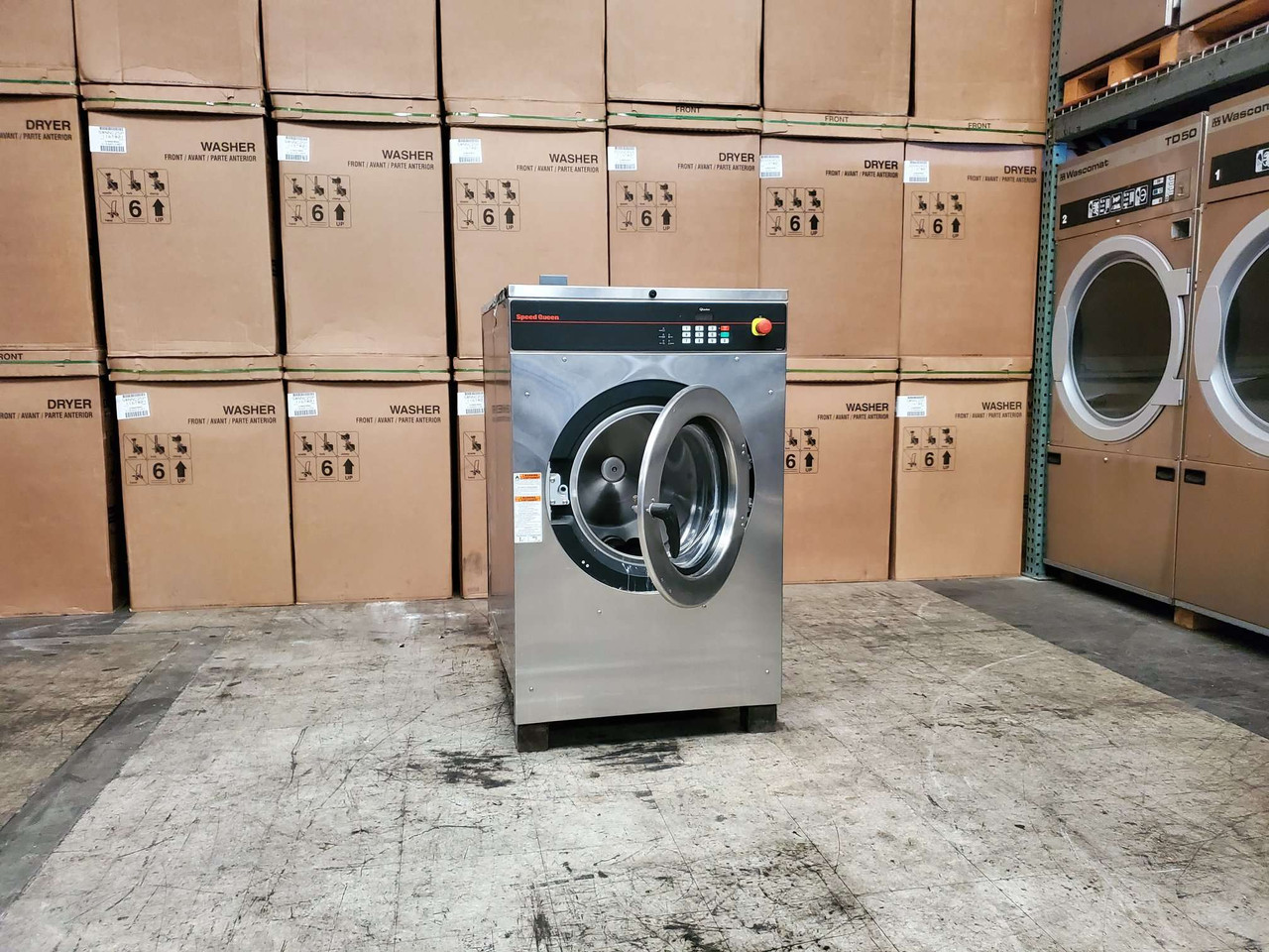 SPEED QUEEN COMMERCIAL FRONT LOAD WASHING MACHINE , OPL