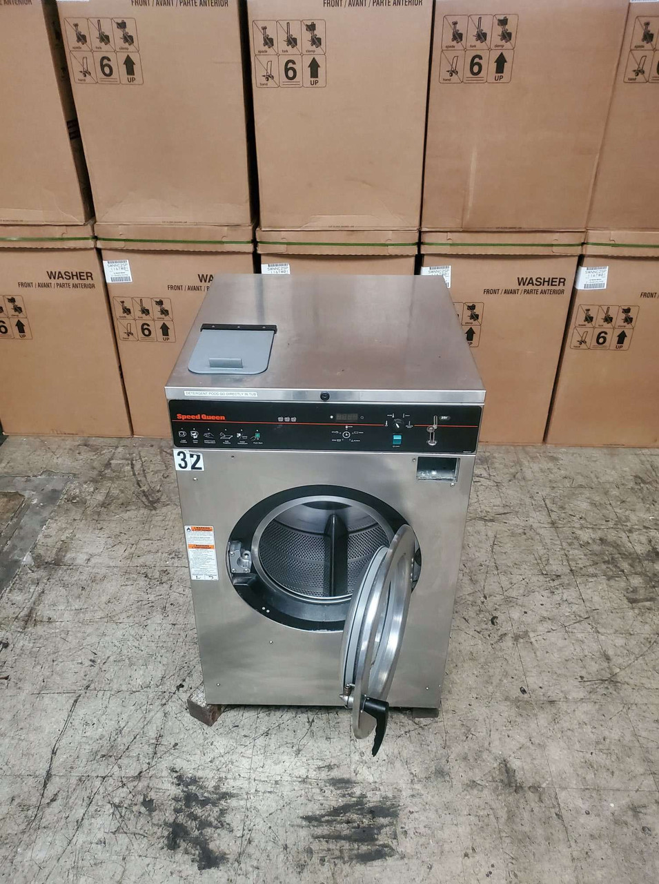 Speed Queen Commercial Front Load Washing Machine, Quantum Gold Control,  MODEL:SFNNCRSP116TW01 - 123 Laundry Solutions