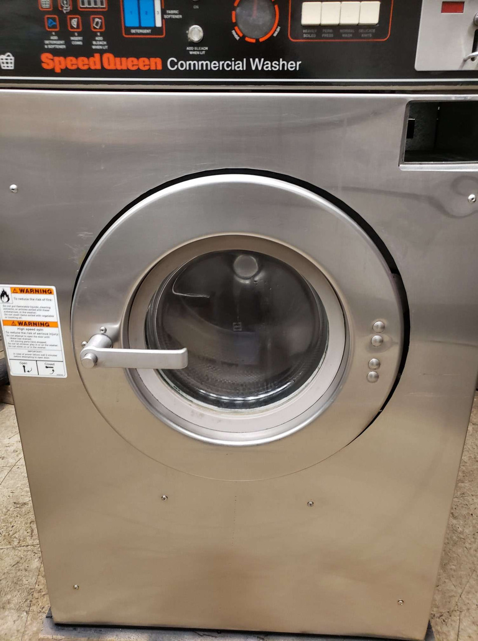 SPEED QUEEN 20LBS. Commercial Front Load Washing Machine MODEL:  SC20MD2YU60001 Serial No: 3120349775