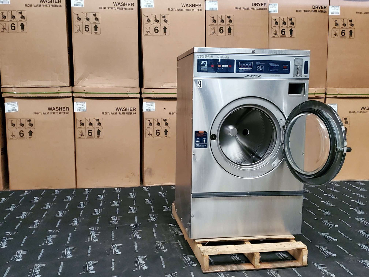 DEXTER T400 COMMERCIAL FRONT LOAD WASHER MODEL: WCN25AASS Serial