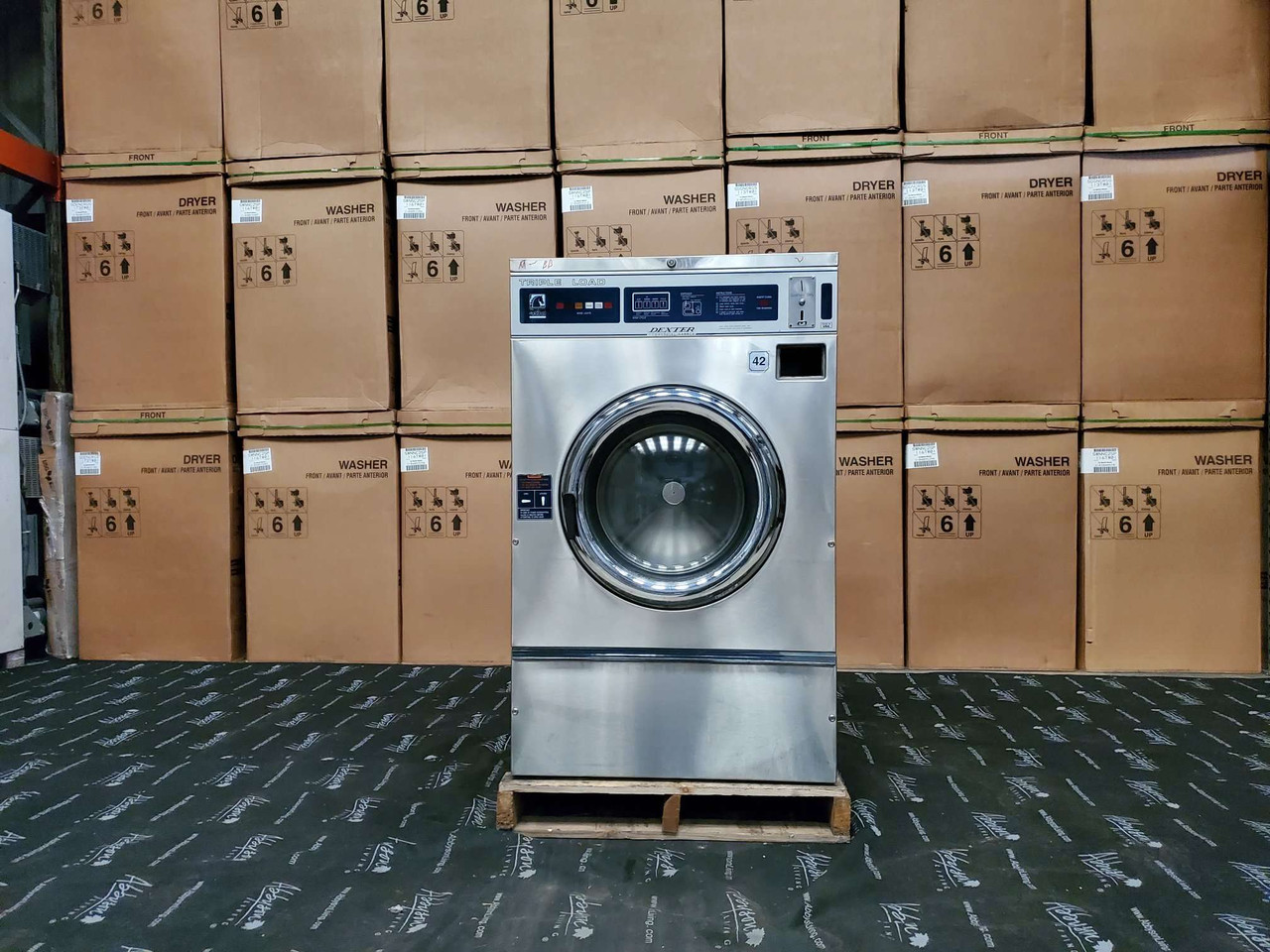 DEXTER T400 COMMERCIAL FRONT LOAD WASHER MODEL: WCN25AASS Serial