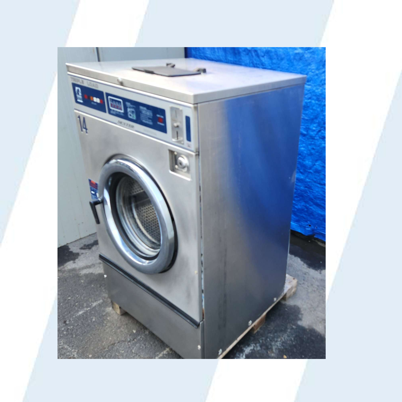 DEXTER 25LB 3PH FRONT LOAD WASHER MODEL: WCN25ABSS S/N