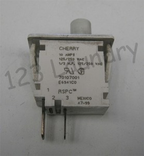 * Dryer Push Button Switch Speed Queen, 70107001P