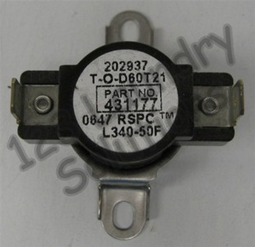 Dryer Limit Thermostat 340F Speed Queen, 431177