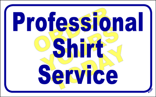 "Professional Shirt Service"