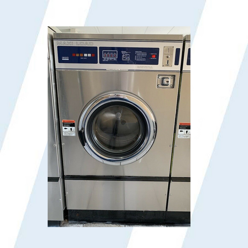 DEXTER WCN40ABSS T600 40LB FRONT LOAD WASHER, STAINLESS STEEL S/N: 402171 REFURBISHED