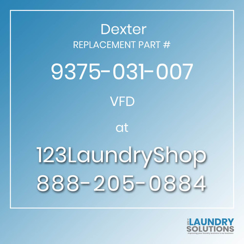 Dexter Replacement Part # 9375-031-007 VFD