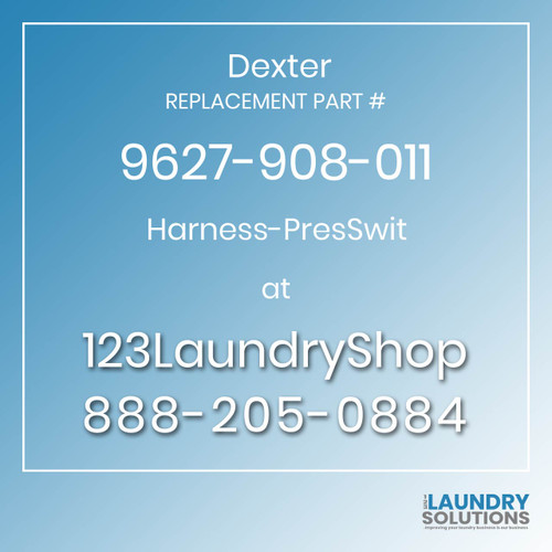 Dexter,Dexter Parts,Dexter Replacement,Dexter Replacement Number 9627-908-011,Harness-PresSwit,Dexter Replacement Part # 9627-908-011 Harness-PresSwit