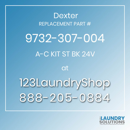Dexter,Dexter Parts,Dexter Replacement,Dexter Replacement Number 9732-307-004,A-C KIT ST BK 24V,Dexter Replacement Part # 9732-307-004 A-C KIT ST BK 24V