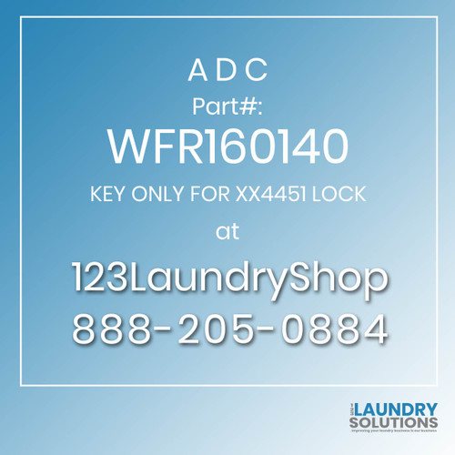 ADC-WFR160140-KEY ONLY FOR XX4451 LOCK