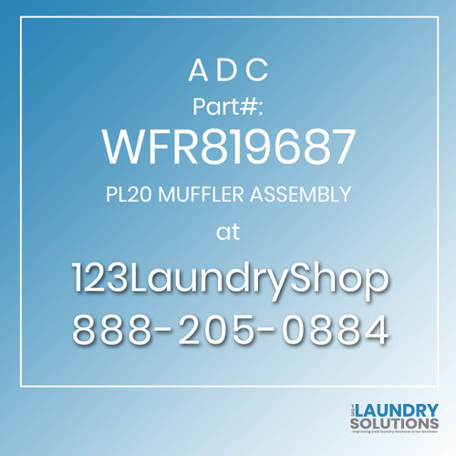 ADC-WFR819687-PL20 MUFFLER ASSEMBLY