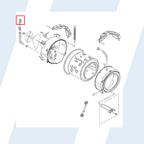 WHIRLPOOL #W10003500 - VENTILATION PIPE