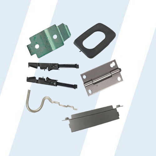 WHIRLPOOL #W10158268 - HINGE & PIN ASM- ULT SILVER