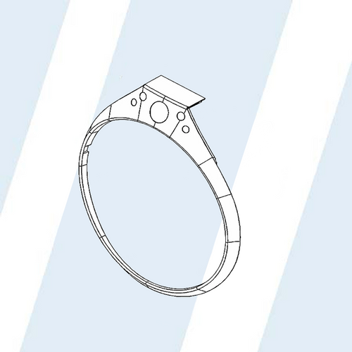 WHIRLPOOL #W10191982 - TEARDP TR & CLIP-WPL TWIL CENT