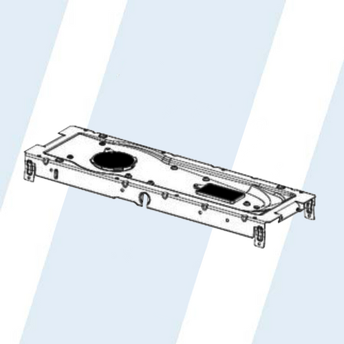 WHIRLPOOL #W10652713 - BLOWER AIR DUCT UPPER PAINTED