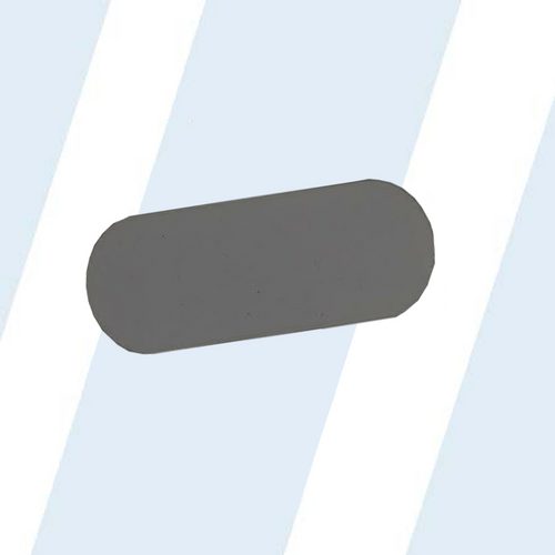 WHIRLPOOL #WPW10256915 - LABEL-HINGE HOLE COVER, WHT