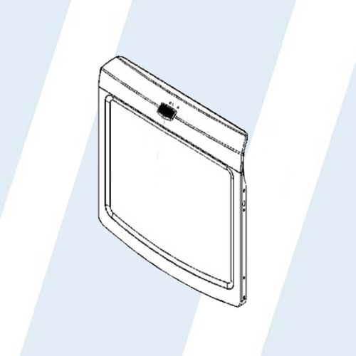 Maytag #WPW10111898 - DOOR OUTER - WIN, ULT SILVER