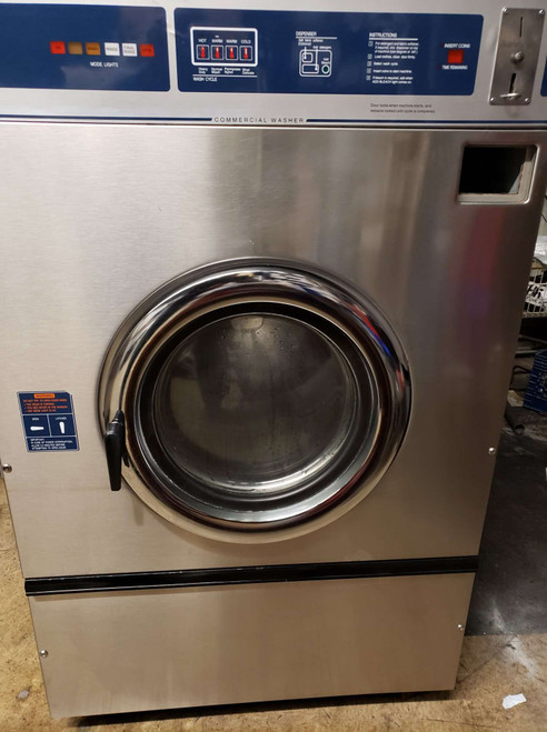 DEXTER T900 COMMERCIAL FRONT LOAD WASHING MACHINE MODEL: WCN55AEK, SERIAL NO: 1990400425024