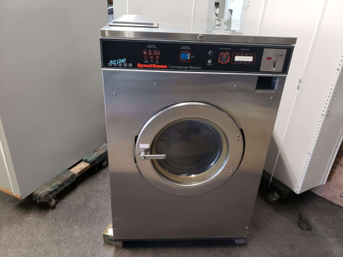 SPEED QUEEN COIN OPERATED COMMERCIAL FRONT LOAD WASHING MACHINE 50LBS. MODEL: SC50MD2OU40420 Serial No: M1098137399