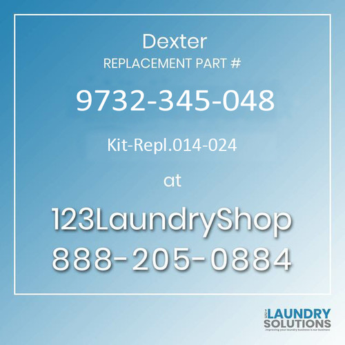Dexter Replacement Part #9732-345-048, Kit-Repl.014-024