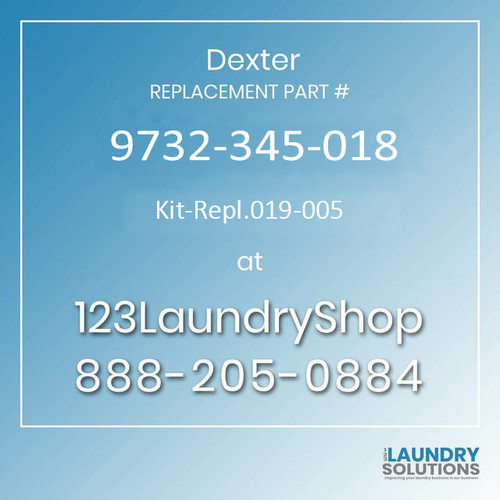 Dexter Replacement Part #9732-345-018, Kit-Repl.019-005