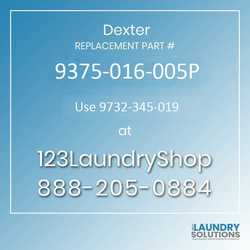 Dexter Replacement Part # 9375-016-005P Kit-Repl. 016-005