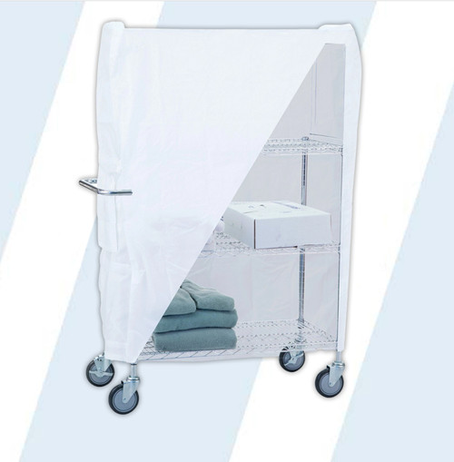 This nylon flame retardant cover and frame kit provide maximum protection and accessibility to utility cart items

Includes wire top frame which makes top shelf accessible
Cover is constructed from rugged 200 denier urethane coated nylon, which is flame retardant and washable
Closes with Velcro
Kit increases overall height to 53"
Utility Cart not included

Product Weight: 6.5 lbs

NYLON COLORS
navy, blue, bright yellow, gray green, white, light blue, light yellow, light mauve