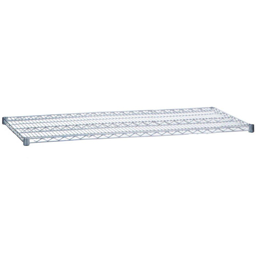 This 24" x 60" replacement or additional wire shelf is for wire shelving units and wire linen carts.

Chrome plated
Full shelf length center support for outstanding strength
Each shelf can hold up to 500 lbs
Shelves are adjustable in 1" increments to suit all of your storage needs

Product Weight: 17 lbs