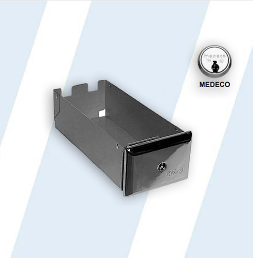 ESD COINGARD LG XL 9” MONEY BOX WITH HIGH SECURITY LOCKS 72321-M