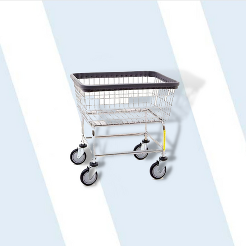 Standard Laundry Cart, Single Packed, All Chrome