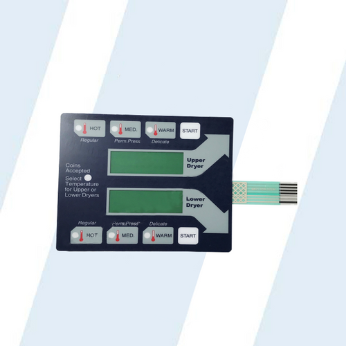 GENERIC LK Dexter #9801-059-002 - DEXTER DRYER BLUE MEMBRANE SWITCH (KEYPAD, TOUCHPAD)