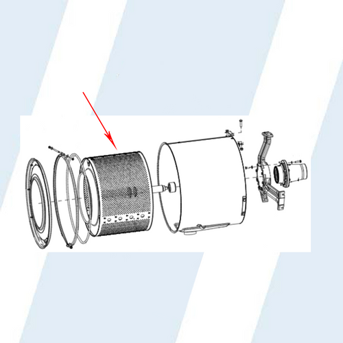 WHIRLPOOL #W10725707 - DRUM