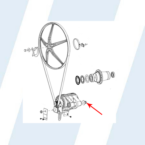WHIRLPOOL #W10725762 - BOLT