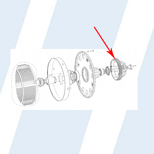 WHIRLPOOL #W10654306 - PULLEY