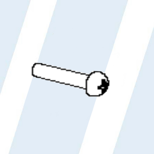 WHIRLPOOL #23001131 - SCREW (M3 X 14 CROSS RECESSED)