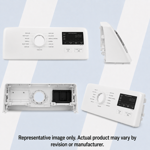 WHIRLPOOL #W11565155 - FASCIA ASSY - DR,MT WHT