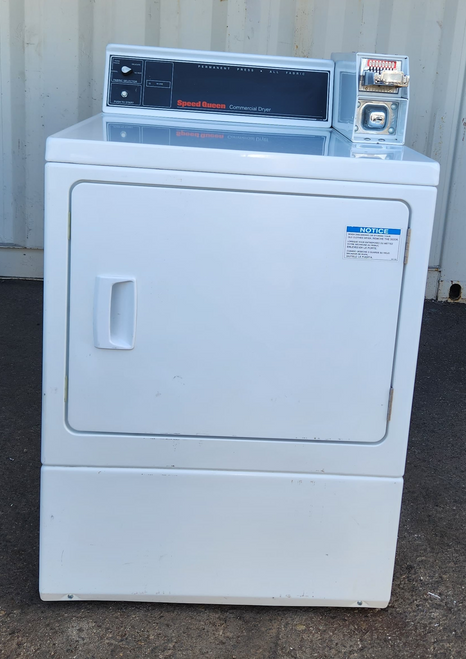 Refurbished Speed Queen Coin Operated Top Load Gas Dryer Model SDG109WF - Serial 0612013726 | 123LaundrySolutions