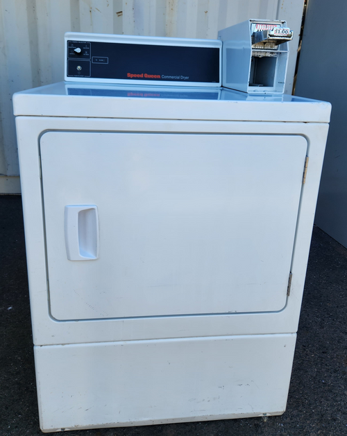 Refurbished Speed Queen Coin Operated Front Load Dryer Model SDGSXRGS113TW01 - Serial 1908041852 | 123LaundrySolutions